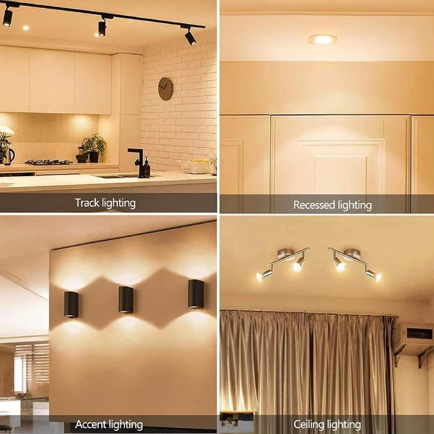 3 PCS GU10 Dimmable Halogen Light Bulbs 2 Pin,50W Candle Warmer Replacement Lamps, Top-Down Heating for Wax Warmer Spot Lights Wax Melt Burner Track Light Bulbs image number 2