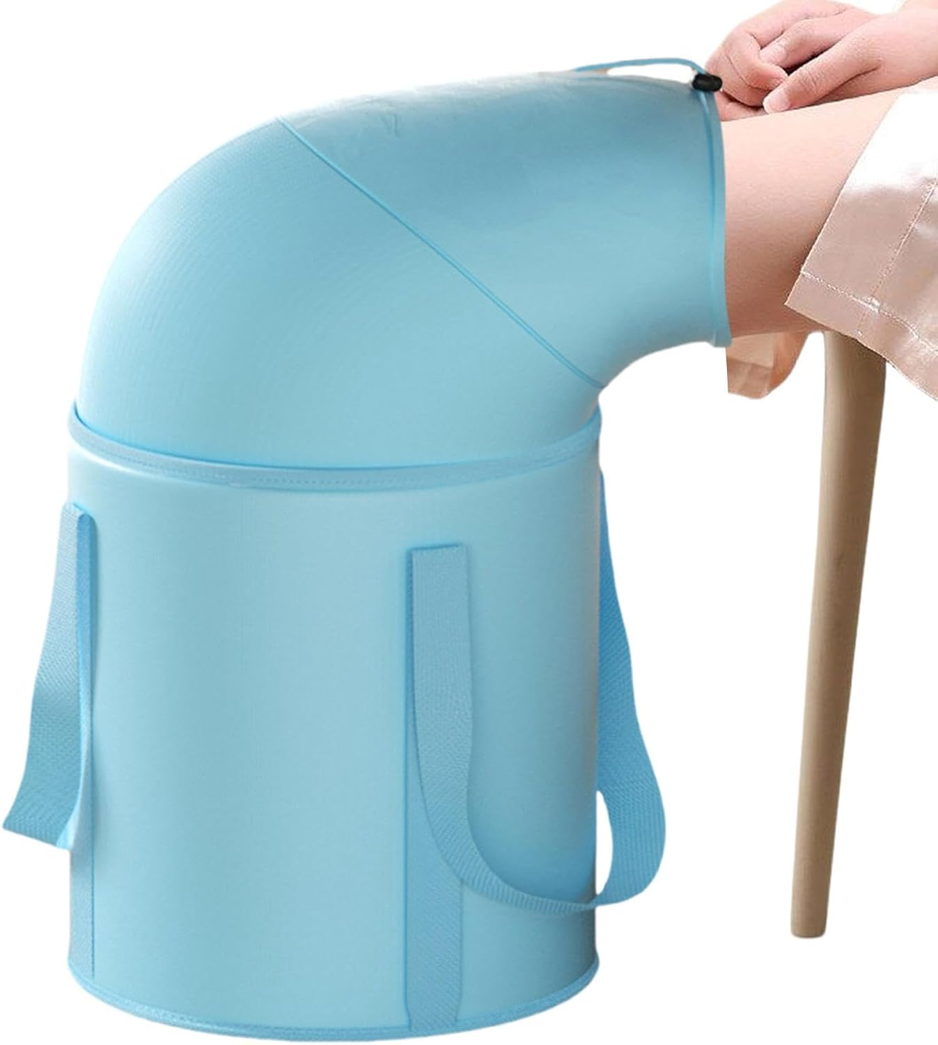 Foot Spa Soak Tub | Foldable Feet Basin Bucket | Portable Foot Soak Tub for Camping, Picnic, Hiking, Rowing, Fishing - Pink image number 6