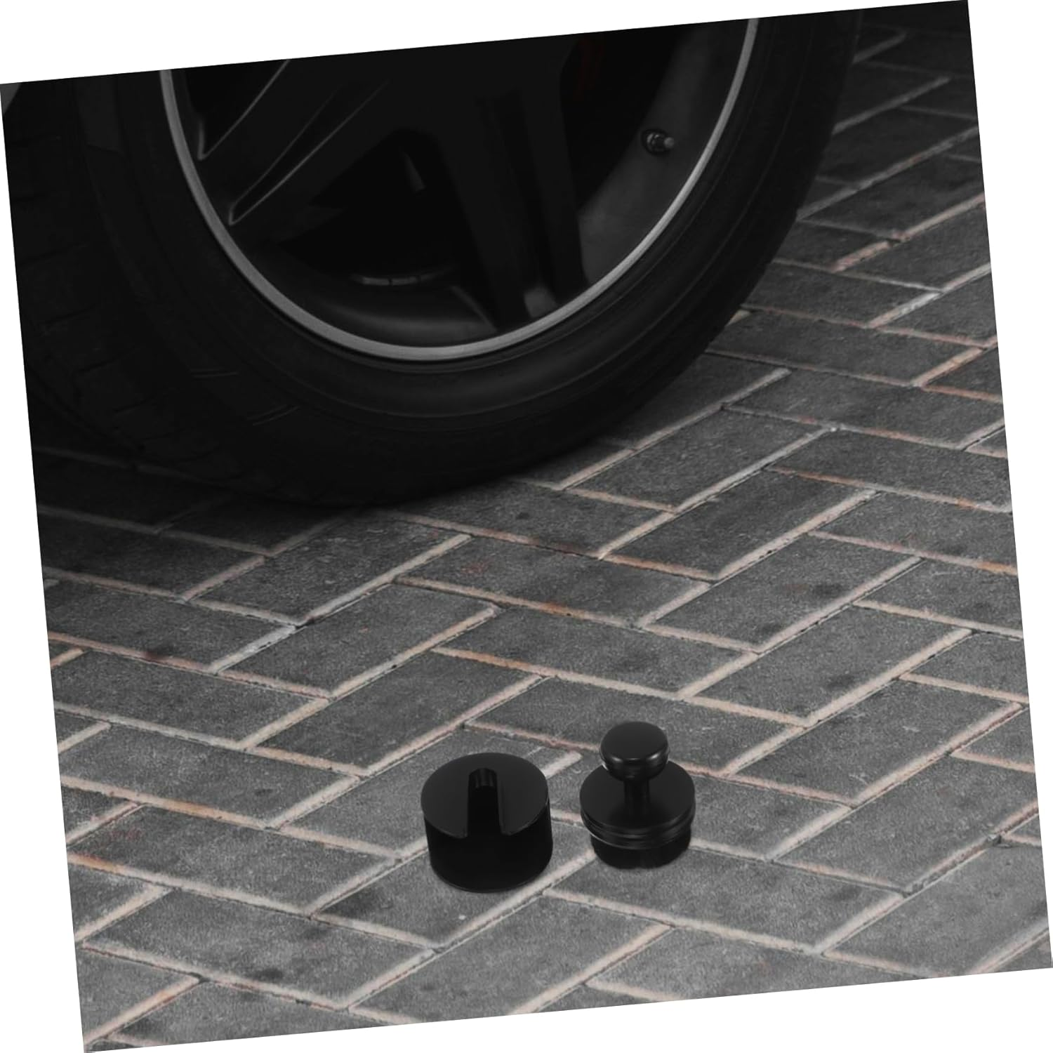 STOBAZA 1Set Tire Shine Brush Applicator for Automotive Detailing and Maintenance Organized Storage Stand Tire Gloss and Lifespan for Car Care