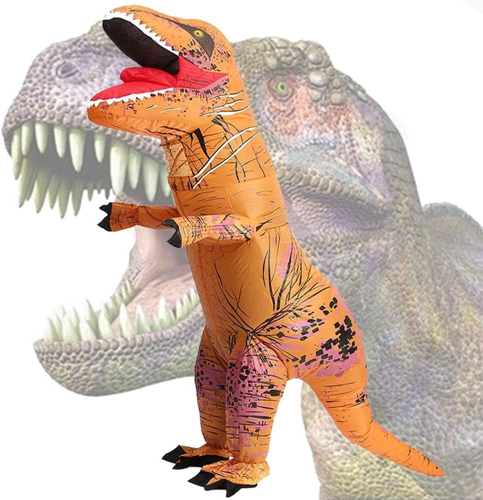 Inflatable Dinosaur Costume Adult High Strong Shape, Super Domineering, Halloween Inflatable T-Rex Costume Suitable for Party, Gifts image number 5