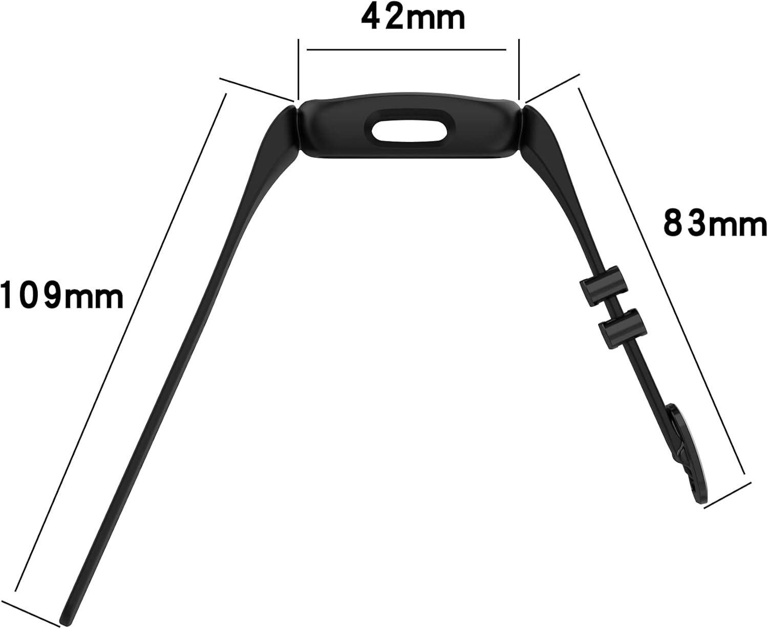 (2 Pack) T Tersely Sport Band for Fitbit ACE 3/Inspire 2 for Kids (2021), Soft TPU Silicone Replacement Strap Fitness for ACE3 Activity Tracker - Black +Blue/Yellow image number 1