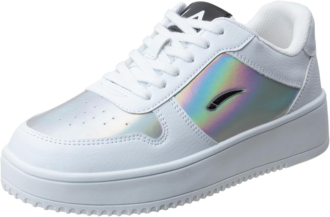 LA Gear Womens Dash Court Casual Retro Sneaker