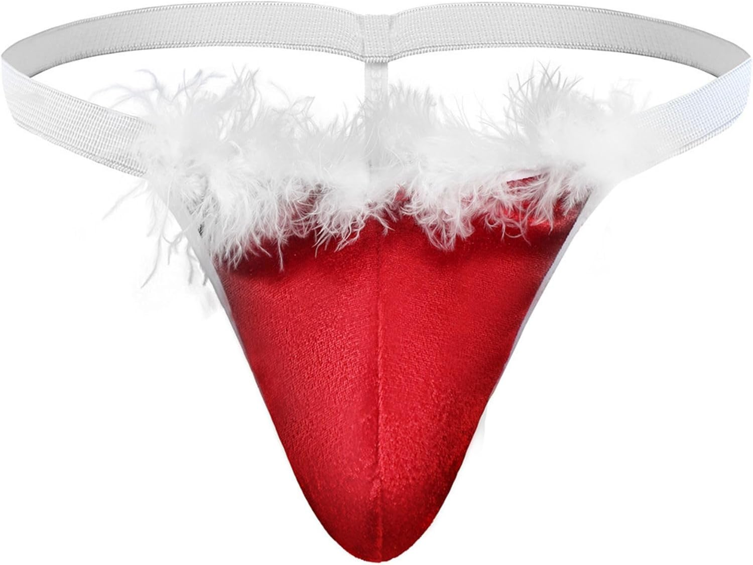 Men'S Sexy Underwear Christmas Velvet Cute Male Thong Trousers