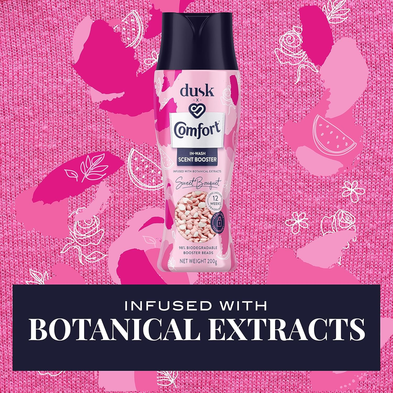 Comfort In-Wash Scent Booster, Sweet Bouqet, 200G image number 1