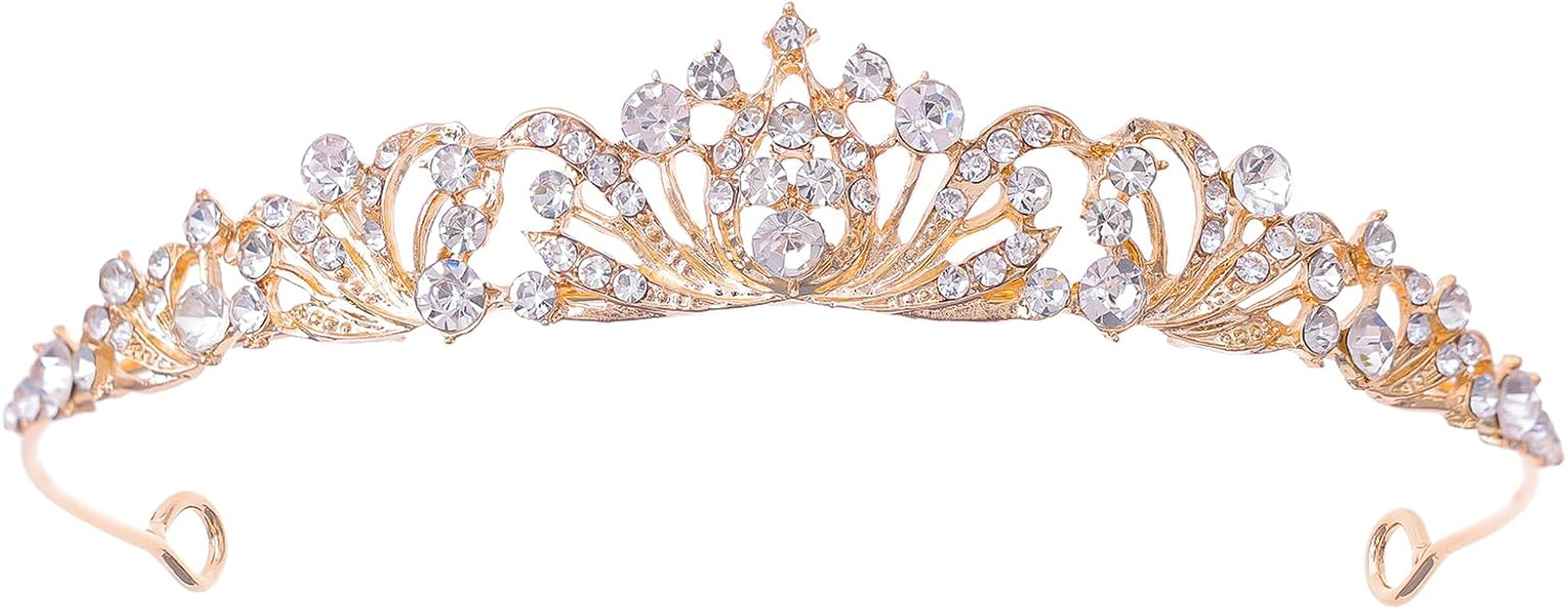 Feltent Tiara Crown for Women Wedding Tiaras for Bride Princess Crowns and Tiaras for Girl Rhinestone Crowns for Birthday Halloween Cosplay Christmas Party Prom Gifts