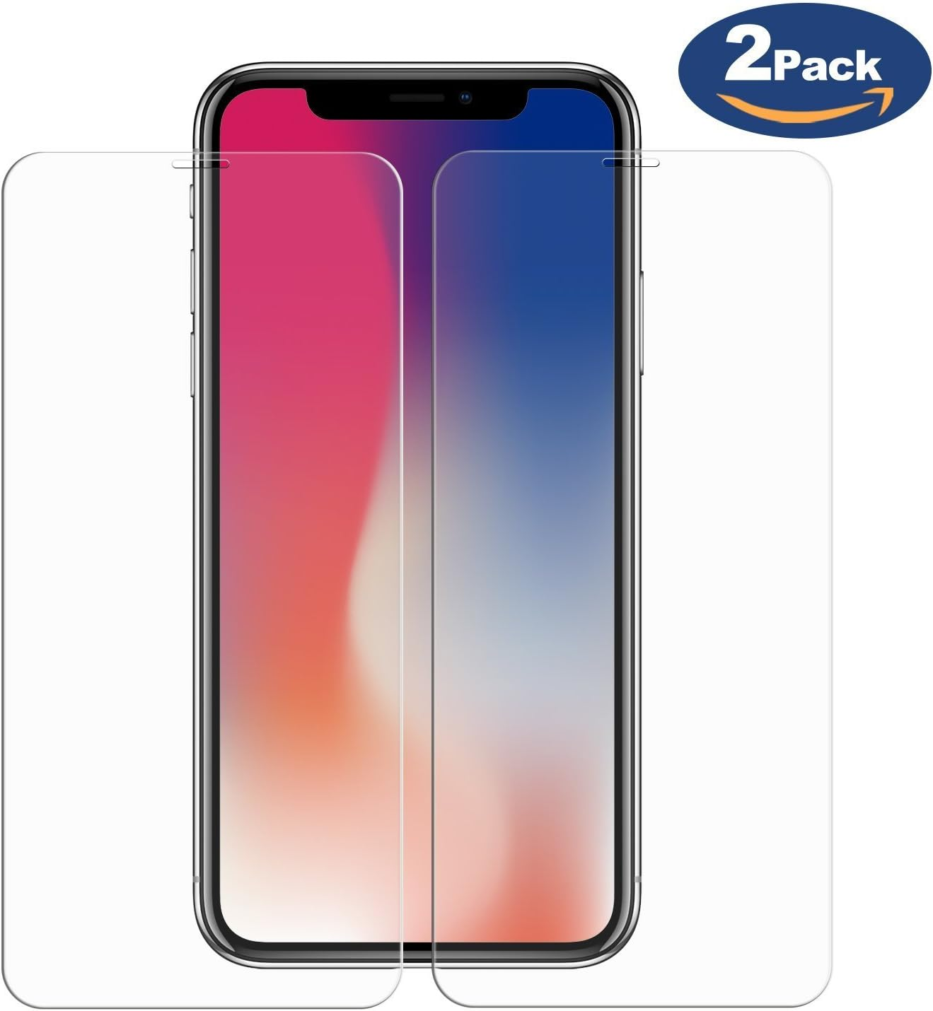 DIEBI Iphone 15 Pro Max/Iphone 15 plus Screen Protector, 2-Pack Temper Glass Screen Protector for Iphone 15 Pro Max/Iphone 15 Plus, 9H Hardness Crystal Clear Scratch Resistant Easy Installation image number 1