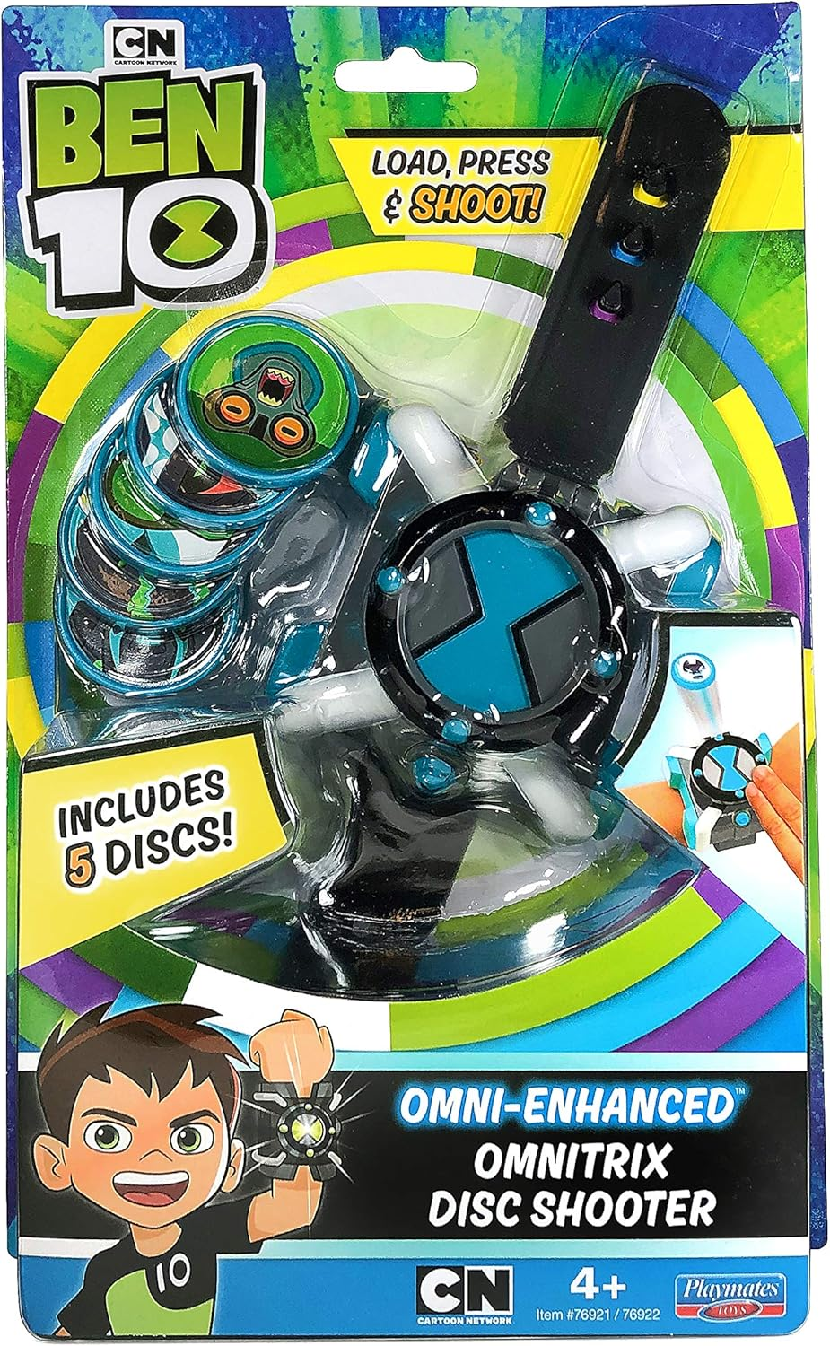 Ben 10 Grey Plastic Spinning Top, Kind image number 3