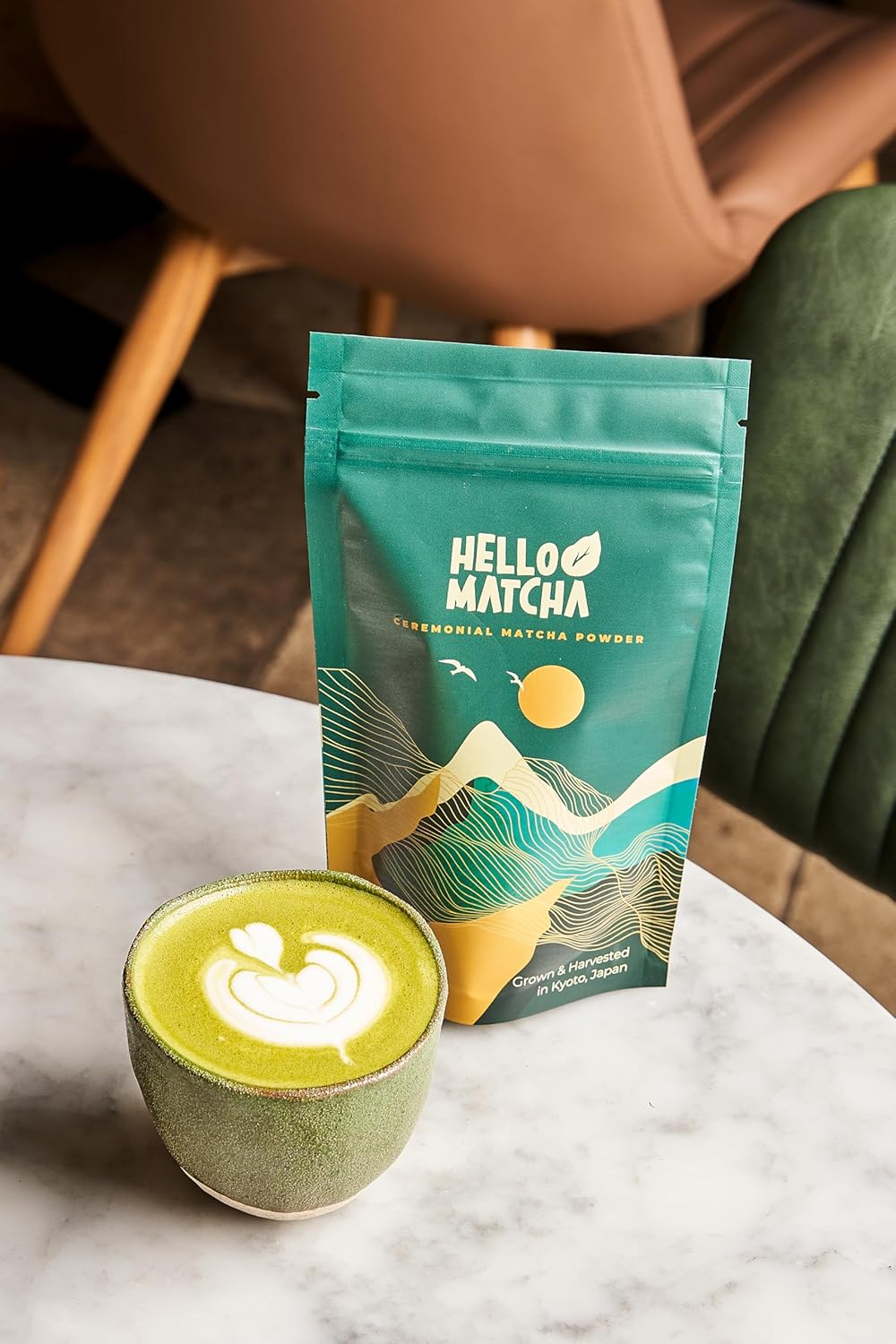 Hello Matcha Ceremonial Matcha 50G - Premium Japanese Matcha from Uji, Kyoto | Authentic Green Tea Powder for Traditional Tea Ceremonies, Lattes and Daily Drinking image number 3