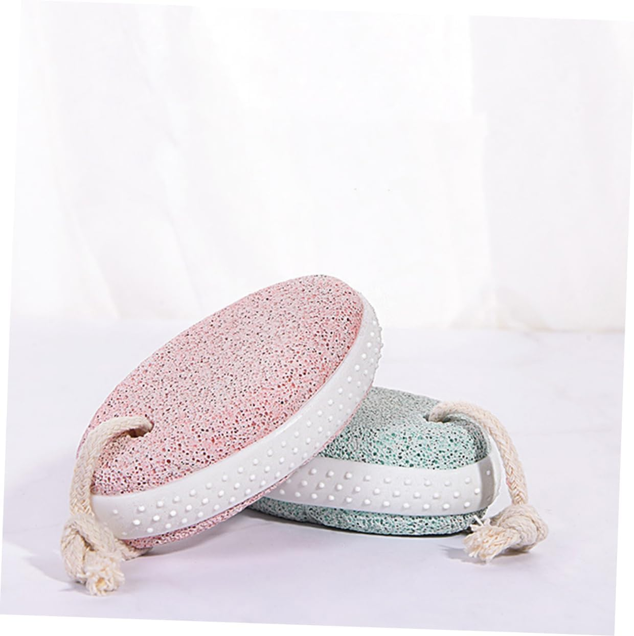 IWOWHERO Pumice Stone Foot Grinding Stone Callus Remover for Feet Double-Sided Foot Sc Foot Care Tool Smooth Comfort image number 2