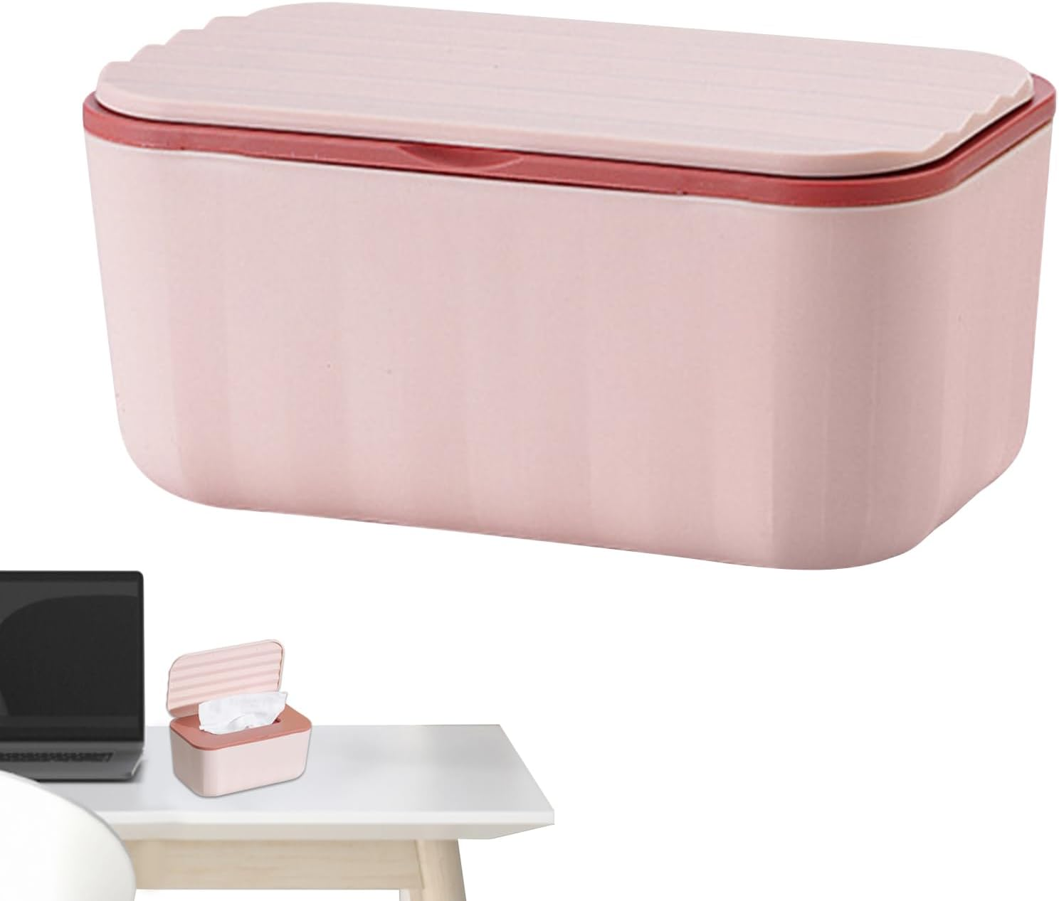 Wipes Box | Tissue Container for Travel,Sealable Multifunctional Dustproof Wipes Dispenser for Nursery Car Makeup Kitchen Toilet Diaper Travel Bathroom Table