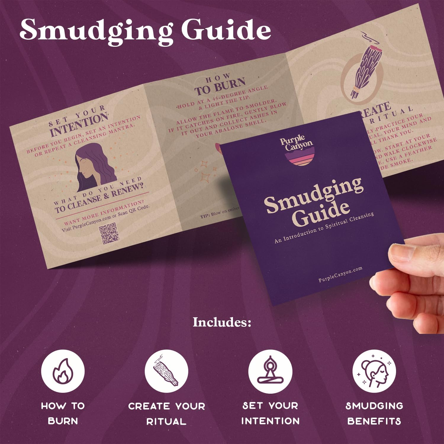 Gift Box of White Sage Smudge Sticks | California Sage Incense Sticks for Home Cleansing, Spiritual Smudging Rituals and Meditation | Sustainably Sourced 4 Inch White Sage Bundle | Smudge Kit of 36