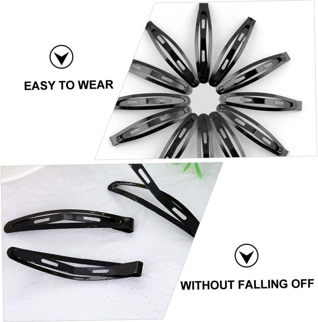 Large Metal Hair Clips, Non-Slip for Women and Girls, with Stove Varnish, Pack of 12 Hair Clips, Hair Clips, Women'S Hair Clip