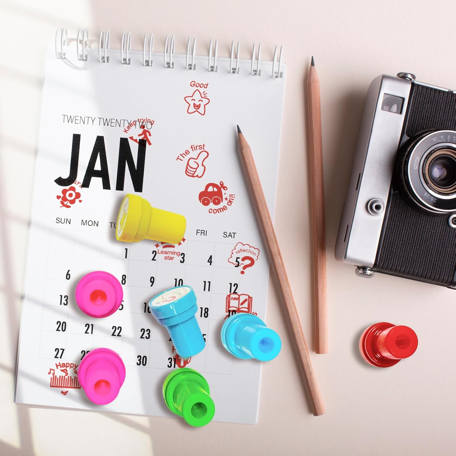 TEAONE Comment Stamps, 10 PCS Motivational Stamps for Homework, Teacher Supplies (Different Kinds) image number 2