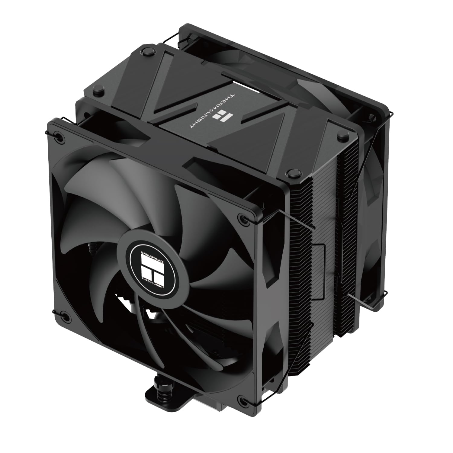 Thermalright Burst Assassin 120 EVO Dark CPU Air Cooler,Double 120Mm PWM Fans CPU Cooler, for Intel LGA1700/1851/1150/1151/1200, AMD:AM4/AM5, Computer CPU Cooling with Brushed Black Top,156Mm High image number 5