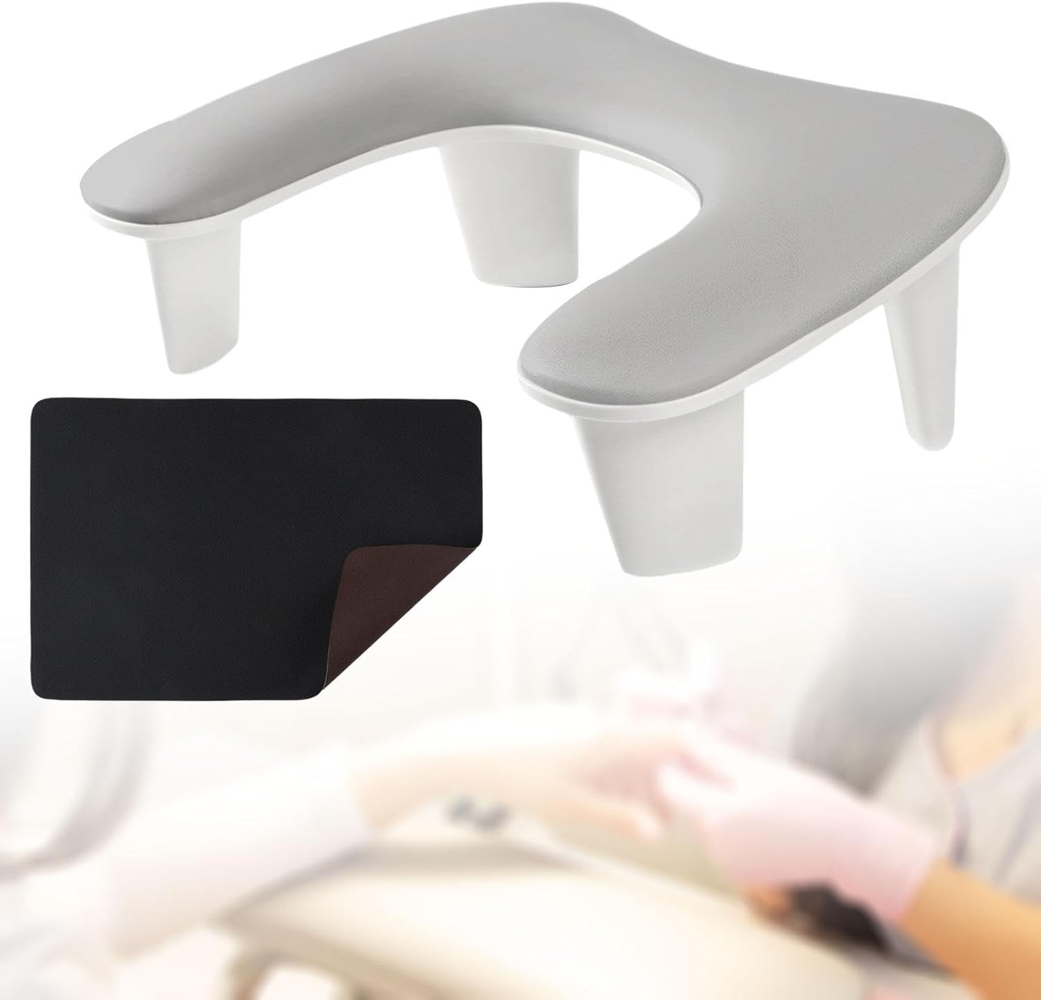 Perfk Nail Arm Rest Comfortable Removable Stand Manicure Arm Rest Stand Nail Hand Rest image number 3