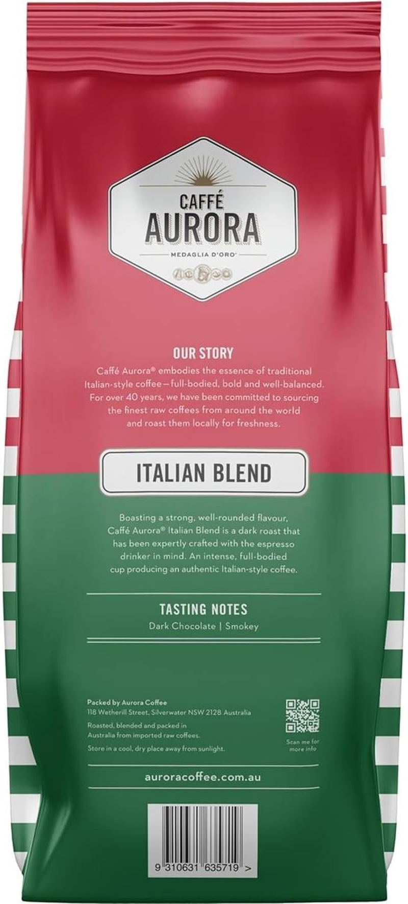 Aurora Italian Blend Coffee Beans 1Kg image number 3