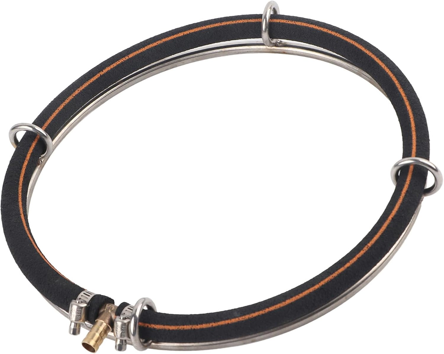 Aquarium Copper Air Bubble Diffuser Ring Durable Oxygenation Bubbler for Fish Pond Air Diffuser Ring,Aquarium, Bubble,Fish Pond Bubbler (Single Circle Diameter 25Cm) image number 5