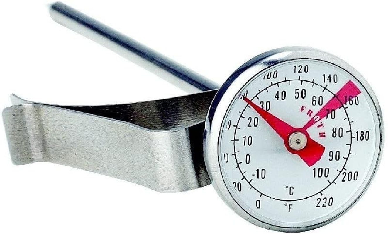 Cuisena Milk Jug Thermometer, Silver 98576