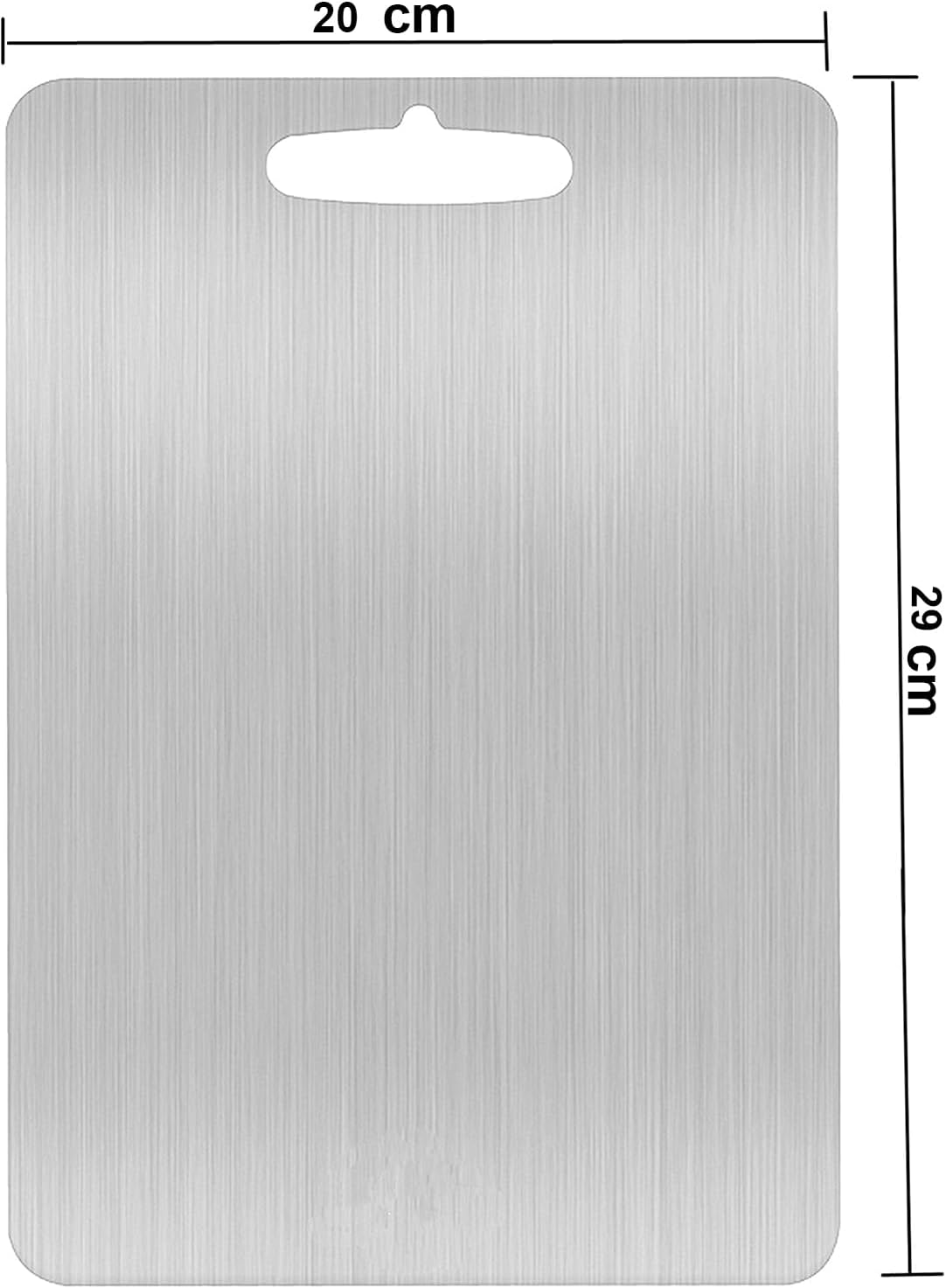 Stainless Steel Cutting Boards for Kitchen, Stainless Steel Chopping Board, Durability, Dishwasher Safeperfect for Various Cooking Tasks (1Pcs S Size) image number 6