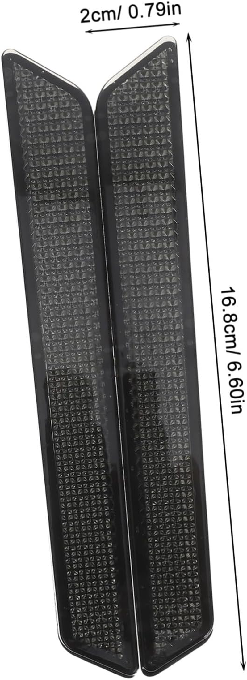 ABOOFAN Motorcycle Reflective Strips Motorcycle Saddle Bag Covers Reflector Covers Black Accessories Reflector Inserts Abs Grey - Grey image number 6