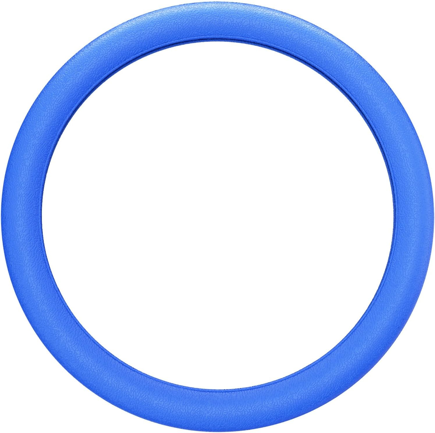 LRITER Car Steering Wheel Cover, Non-Slip Silicone Material, Multiple Color Choices, Universal Auto Parts Steering Wheel Cover, Suitable for Most Cars (Black) image number 5