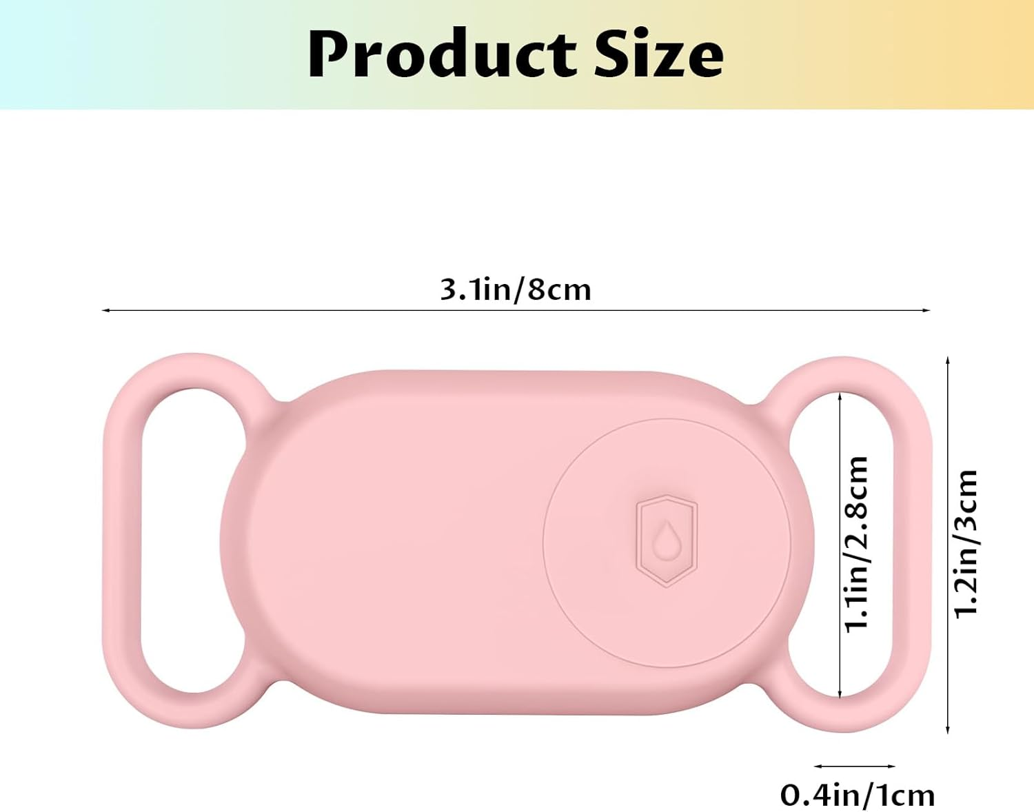 Velmoriah 3-Pack Waterproof Dog Collar Holder for Samsung Galaxy Smarttag 2, Silicone Protective Case, Anti-Lost Scratch Resistant Protective Cover Accessory Compatible with Samsung Galaxy Smart Tag2 image number 4