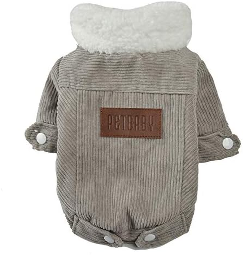 Autumn and Winter Dog Coat Thickened Warm Chihuahua Yorkie Dog Clothes Coat Pet Coat Suitable for Small and Medium Dog Clothes Jacket,Pink,Xs