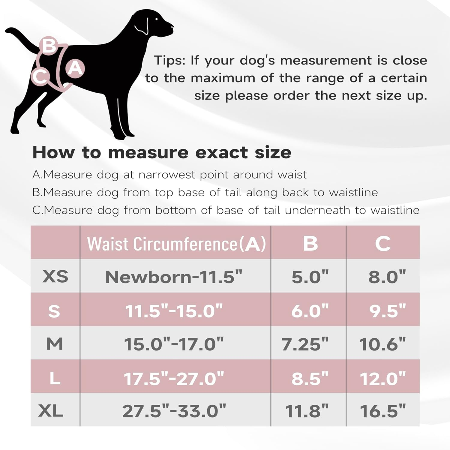 Paw Legend Reusable Female Dog Diapers(3 Pack,X-Small) image number 4