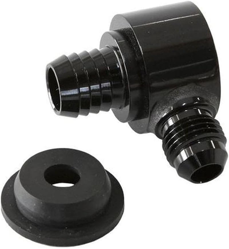 Aeroflow AF350-00BLK Black Booster Valve Universal 21Mm 13/16" Hole to -6An