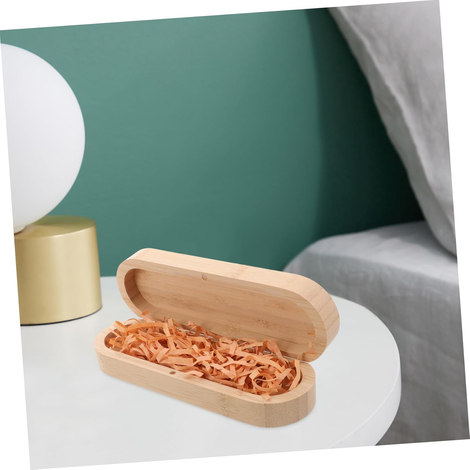 NOLITOY Digital Pregnancy Test Kit Reveal Box for Announcement Surprise Keepsake Wooden Pregnancy Test Souvenir for Grandparents