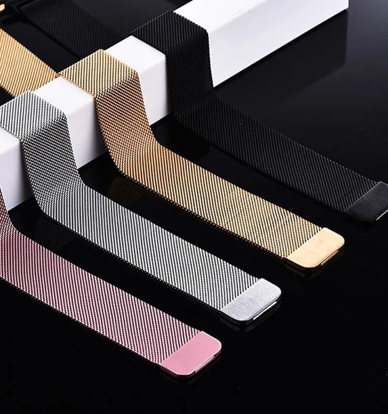 Compatible with Apple Watch 38 Mm 40 Mm 41 Mm 42 Mm 44 Mm 45 Mm 46 Mm 49 Mm Women, Stainless Steel Metal Compatible with Series 10 9 Se(Se 2) 8 7 6 5 4 3 2 1, 38/40/41Mm, Stainless Steel, No Gemstone image number 4