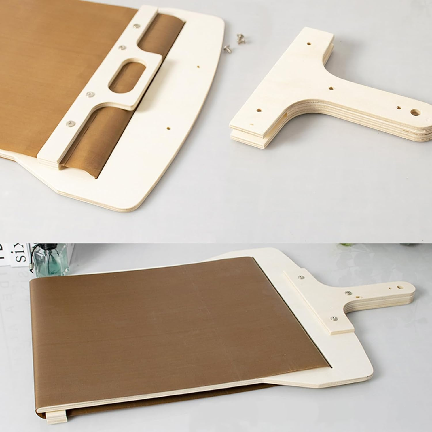 22Inch Sliding Pizza Peel, Pala Pizza Scorrevole Pizza Boards with Handle, the Pizza Peel That Transfers Pizza Perfect, Wood Pizza Spatula Paddle for Indoor & Outdoor Ovens