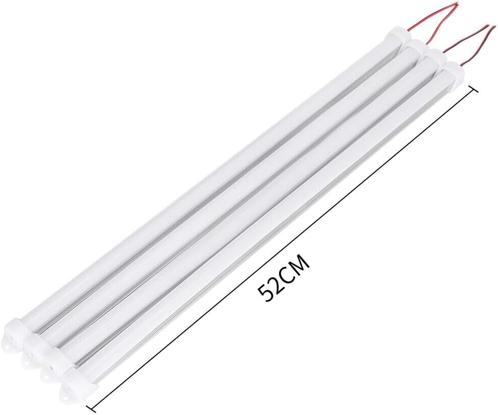 4X LED Camping Light Strip Lights Bar Car 12V Caravan Boat Fishing Interior Lamp image number 3