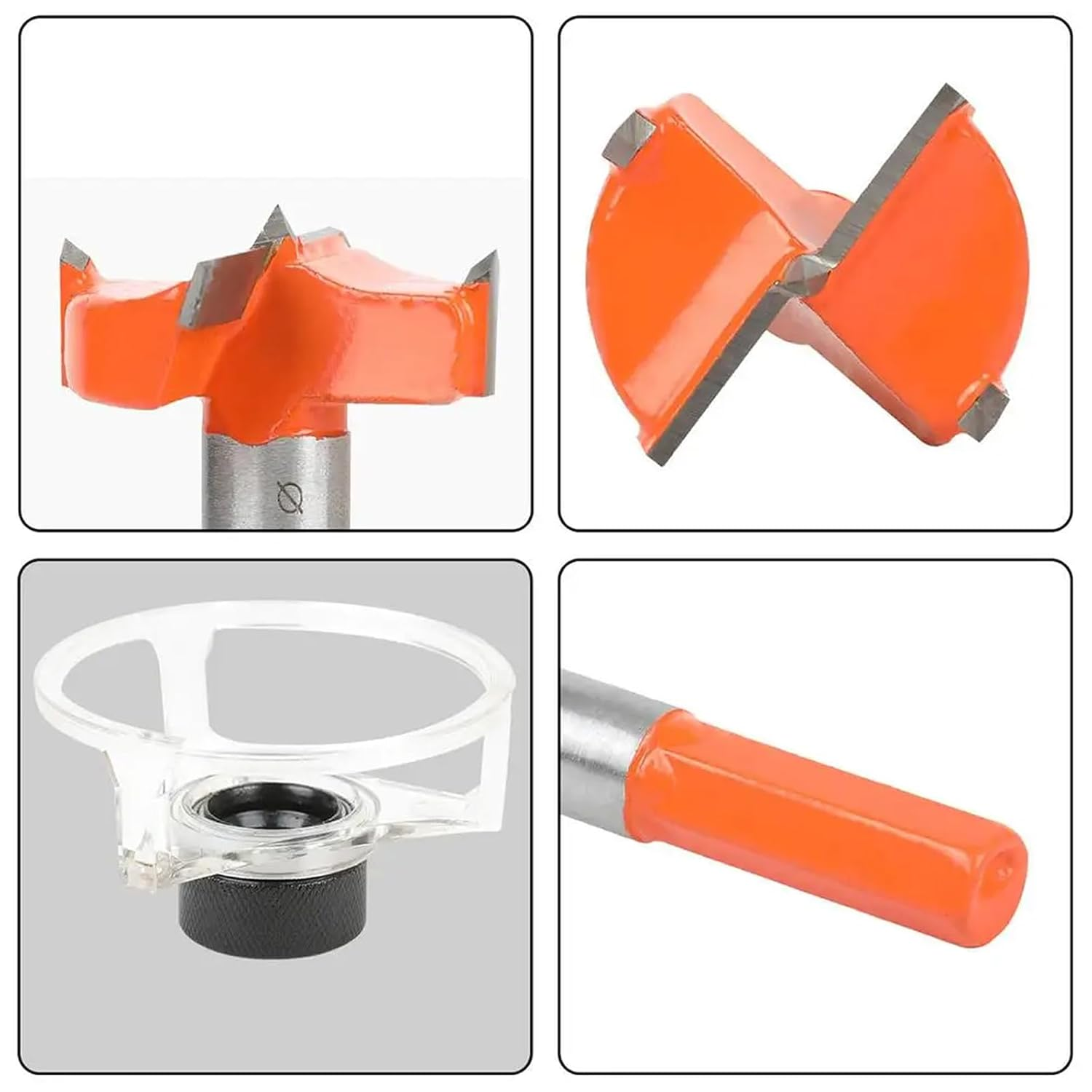 YUENTOEN Forstner Drill Bit, Adjustable Hole Saw for Woodworking Tools, round Hole Opener Hand Tool, Hole Cutter Punching Saw Drill Tool, 35Mm image number 5