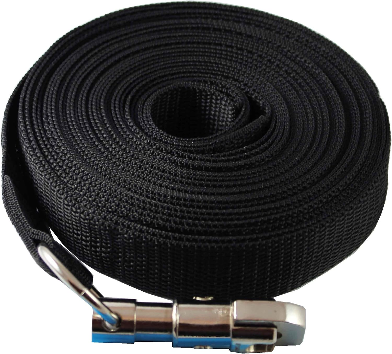 Dog Leash 1" Wide Nylon 10 Feet Extra Long for Training Secure Locking Snape Locking Snap image number 3