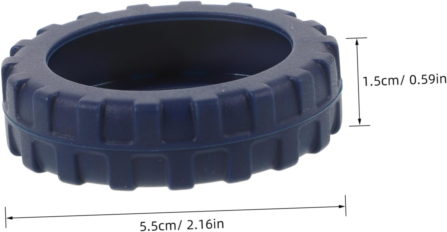 LIGIGWASH 8Pcs Luggage Foot Covers and Suitcase Wheel Covers Set, Silicone Protective Pads, Shock Absorbing and Noise Reducing, Non-Slip 55X55X15Mm for Travel Suitcases image number 5