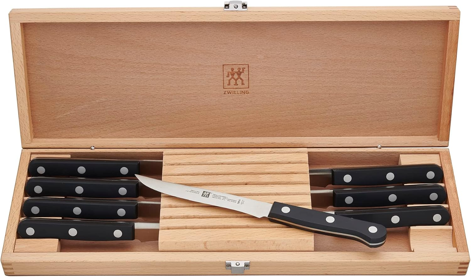 Zwilling J.A. Henckels 39113-000 ZWILLING Knives Steak Knife Set, Stainless-Steel
