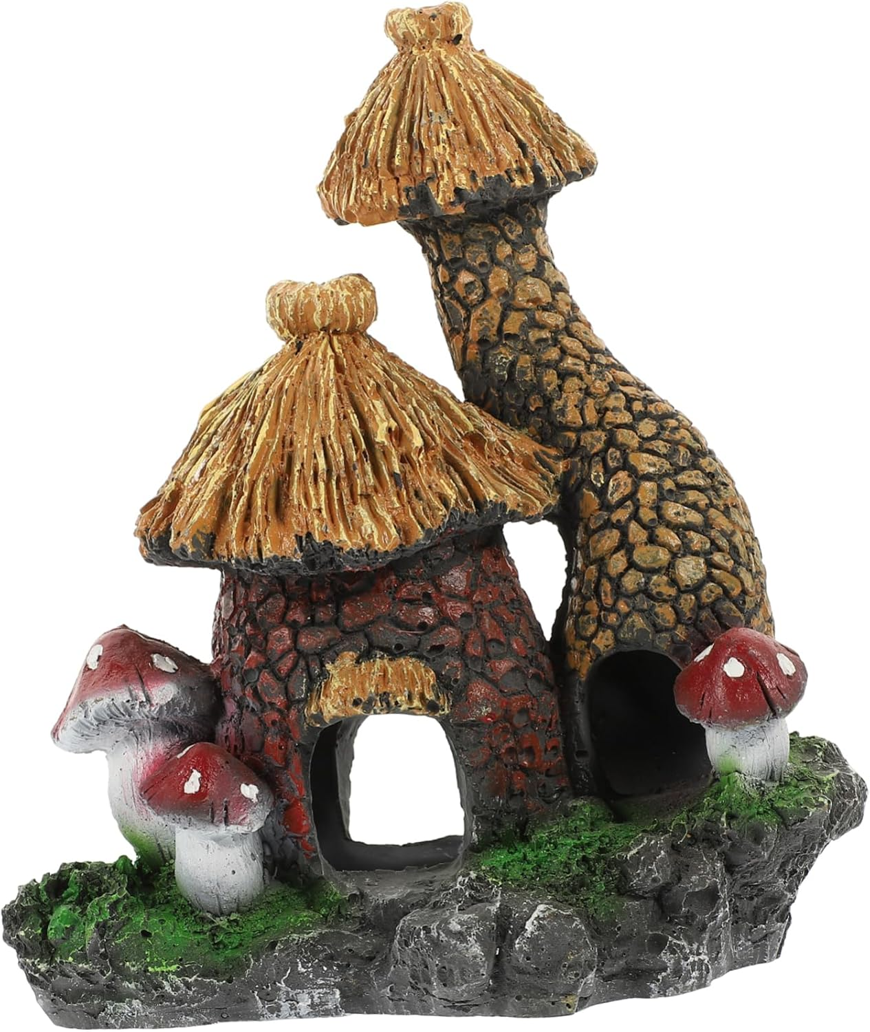 CORHAD Delicate Aquarium Decor Lifelike Fish Cave for Natural Fish Tank Landscape Wear-Resistant Craft for Aquarium Decoration and Pet Hideaway image number 5