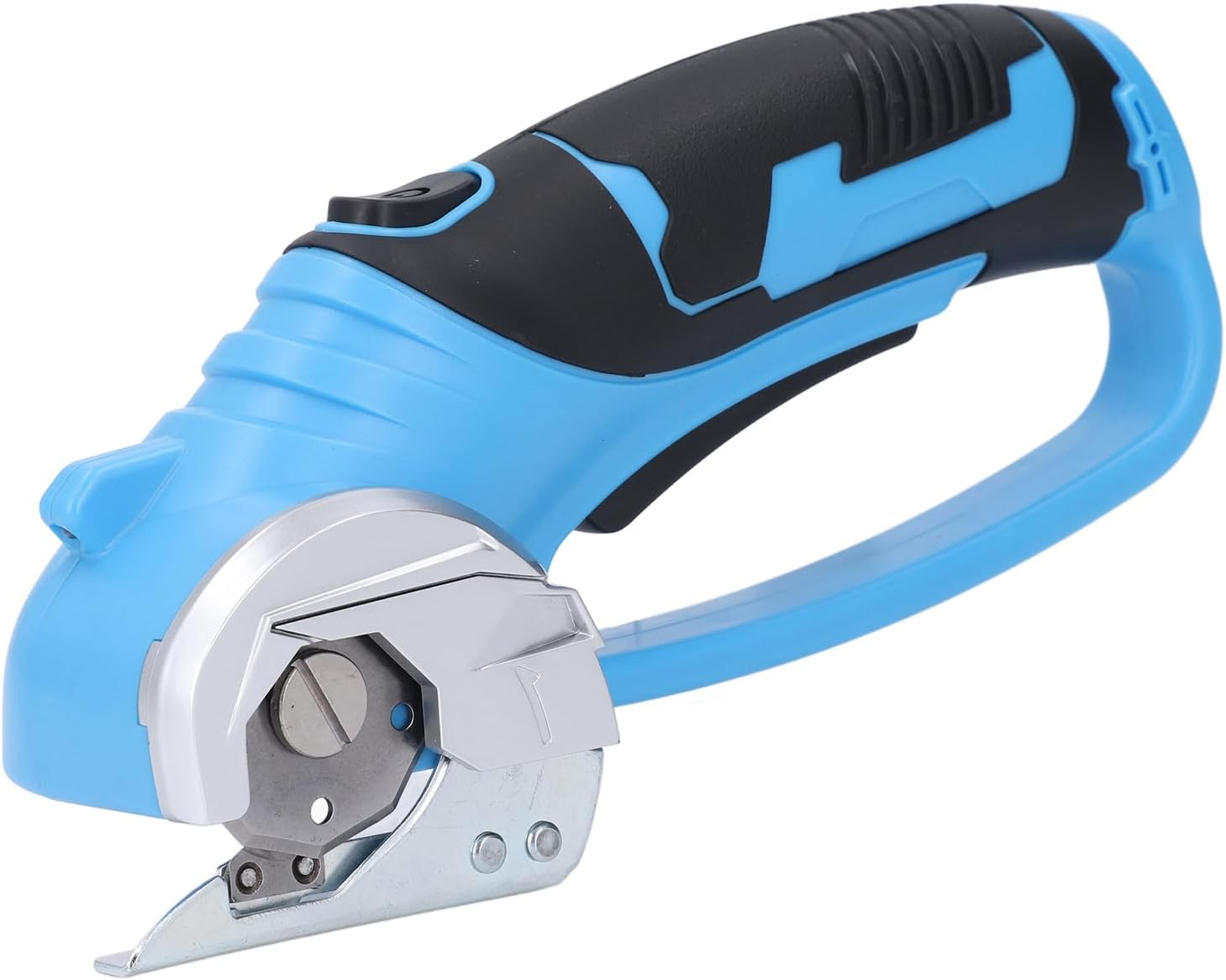 Cordless Electric Scissors, 4V Cardboard Cutter, Rechargeable Fabric Cutters with Safety Lock & LED Light, Powerful Rotary Cutter for Cutting Carpet, Cardboard, Leather, Paper, Plastic image number 4