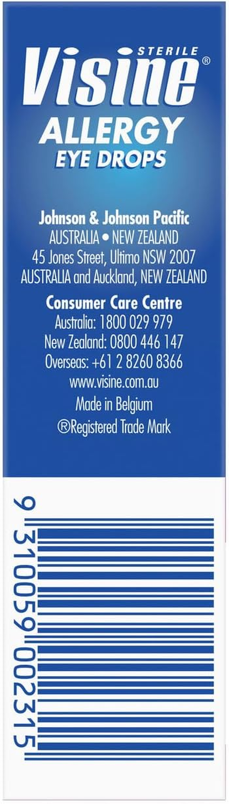 Visine Allergy Eye Drops, 15 Milliliters image number 1