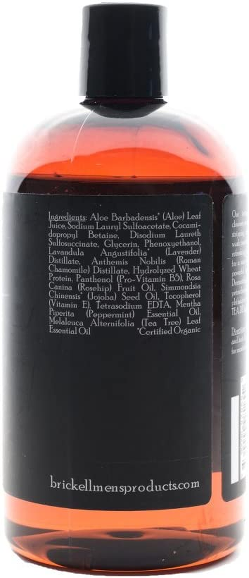 Brickell Men'S Invigorating Mint Body Wash for Men, Natural and Organic Deep Cleaning Shower Gel with Aloe, Glycerin, and Jojoba, Sulfate Free image number 2