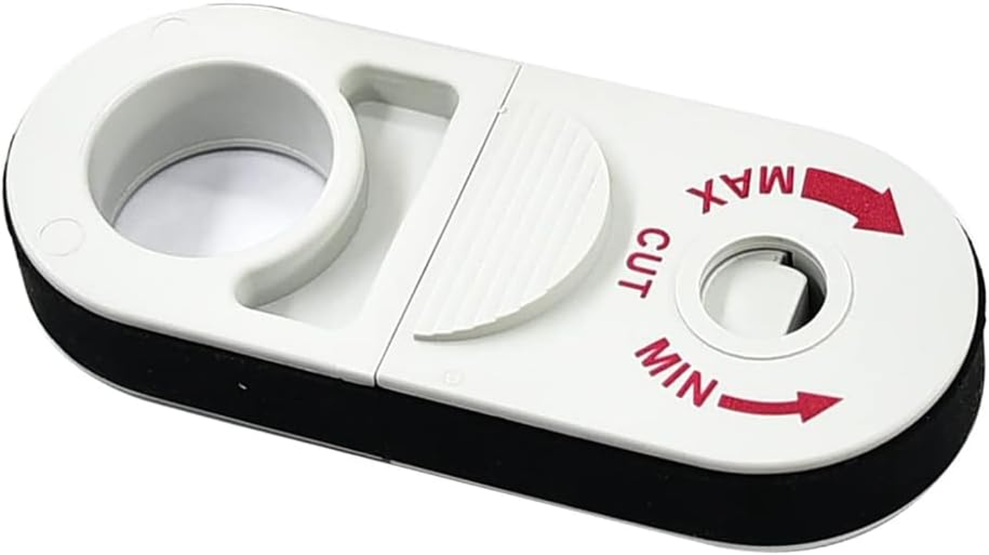 Veumoie Universal Network Wire Stripping Tool for Cat5E, Cat6,Cat7, Cat8 - Coaxial Cable Stripper, Pocket Cable Stripper Tool White