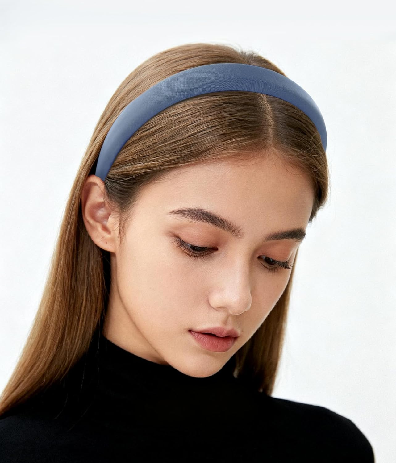 Axy Headband with Fabric Padded Candy Colours - Beautiful Headband Hair Accessories Hair Band HRK7 (Orange Brown)