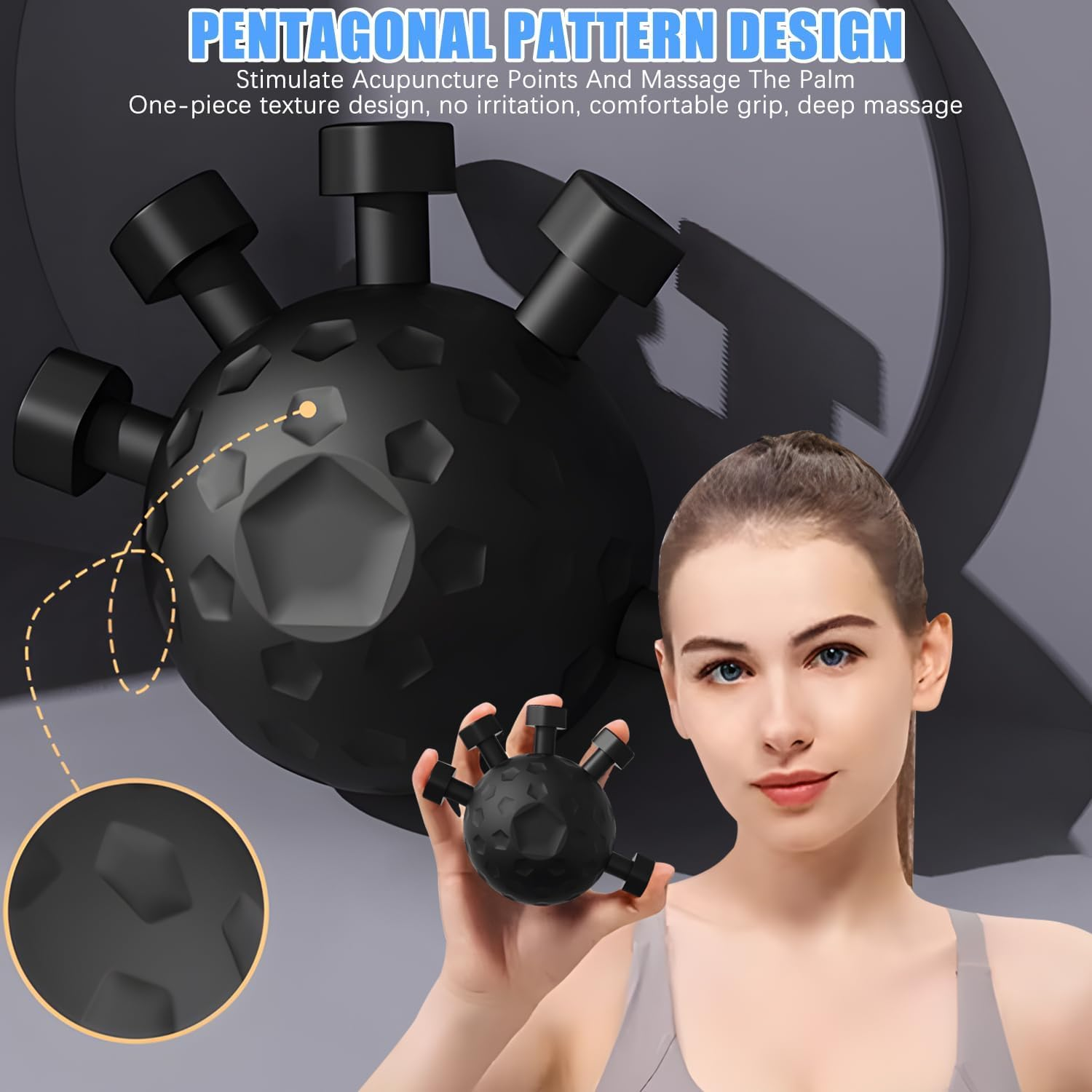 【2025 Upgraded】 Adjustable Finger Grip Strengthener - Professional Finger Strength Trainer｜For Rock Climbing/Tennis/Rehabilitation｜Ergonomic Non-Slip Grip｜Portable Hand Fitness Equipment - Black image number 2