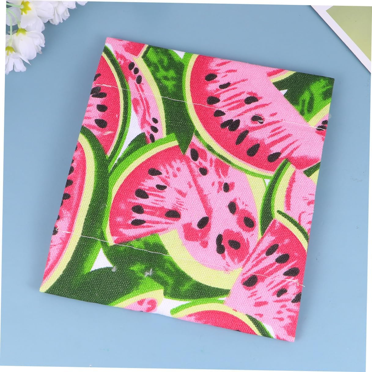COHEALI Watermelon Pattern Canvas Parrot Nest Hammock L 30X19X21Cm Indoor Bird House Sleeping Pad for Parrots image number 6