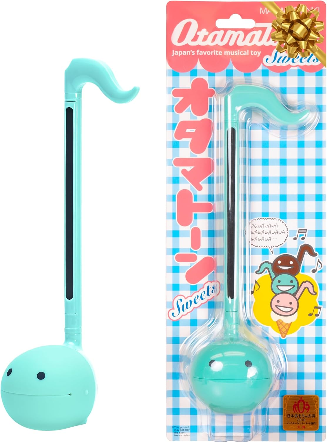 Otamatone Japanese Electronic Musical Instrument Portable Music Synthesizer from Japan by Maywa Denki Studio Award Winning, Educational Fun Gift for Children, Teens & Adults - Mint image number 6