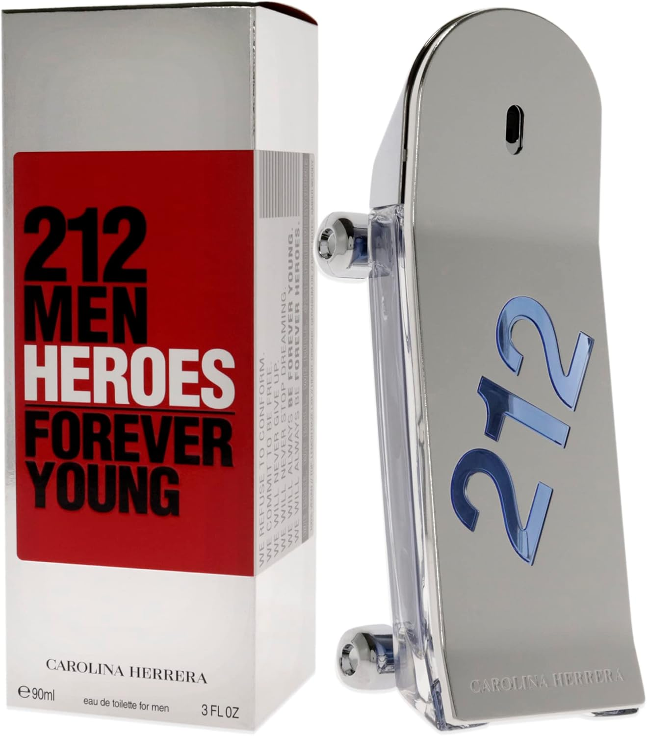 Carolina Herrera 212 Heroes Forever Young Eau De Toilette Spray for Women 90 Ml image number 1