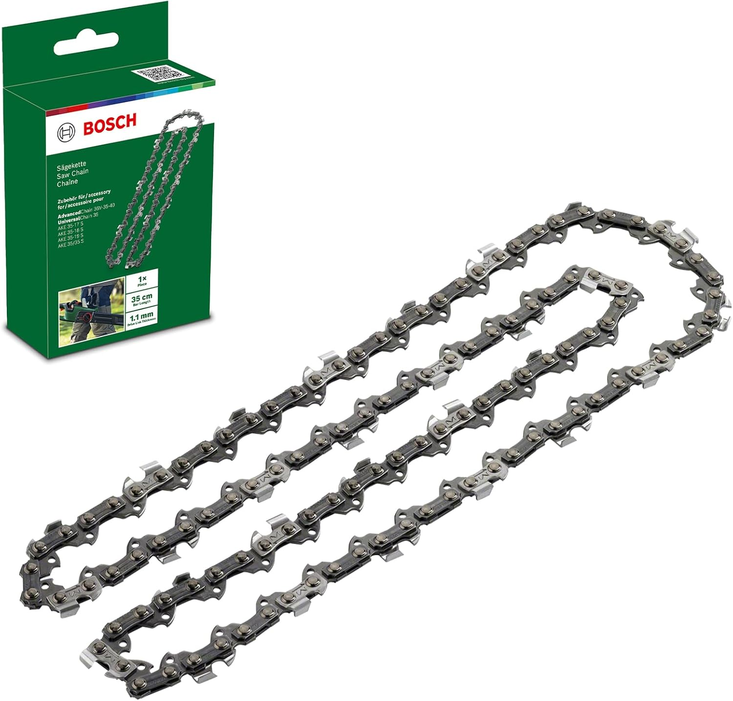 Bosch Replacement Saw Chain 20Cm (1.1Mm) for Bosch Universal Chain 18 & Bosch Universalchainpole 18