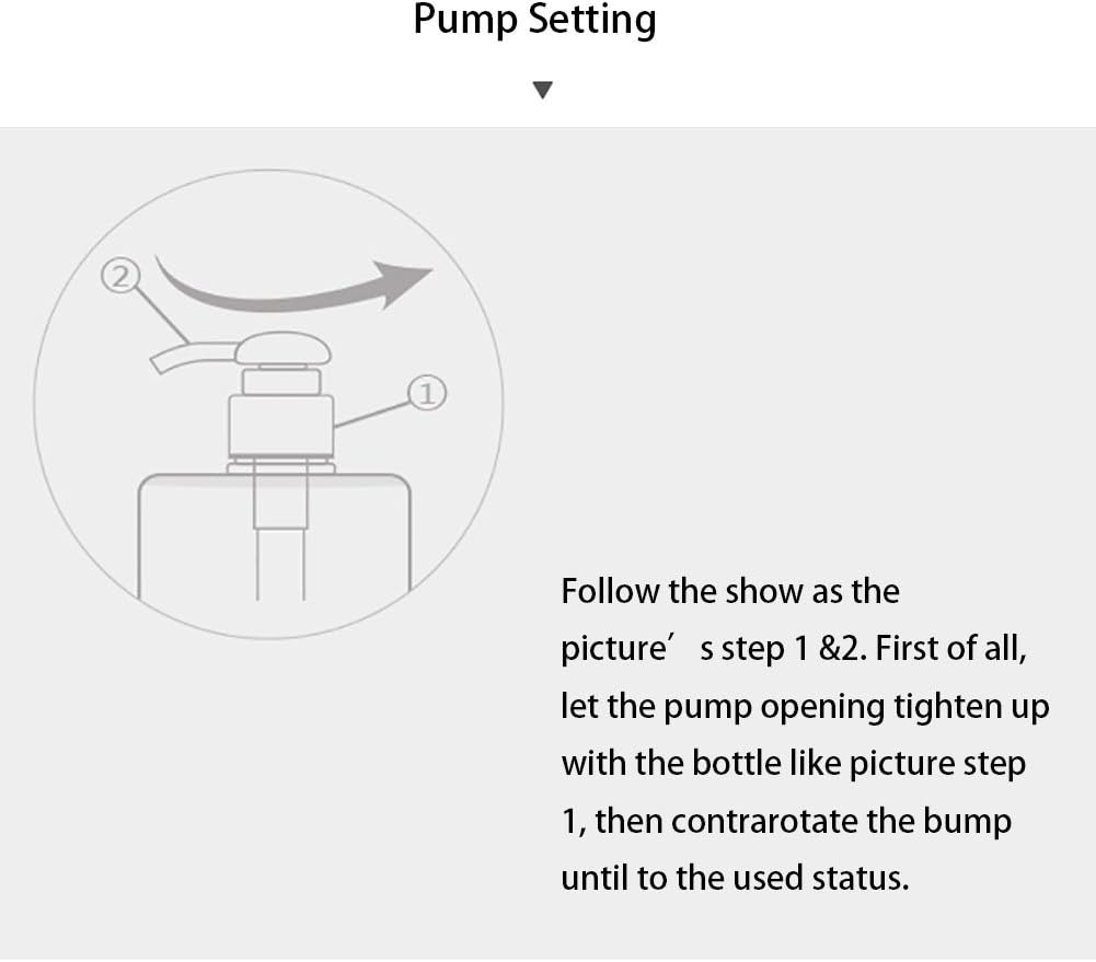 UVIVIU 450Ml(15.3Oz) PETG Cream Refillable Bottle, to Fill Shampoo & Shower Gel & Hand Sanitizer Square for Bathroom (Clear 2 Pack) image number 4
