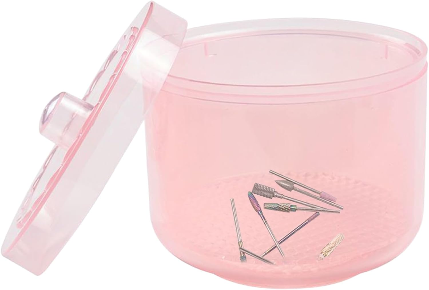 Nail Tool Organizer | Double Layer Clear Professional Detachable Case,Non-Slip Portable Station Storage Box Easy-Clean for Home Salon Cosmetology